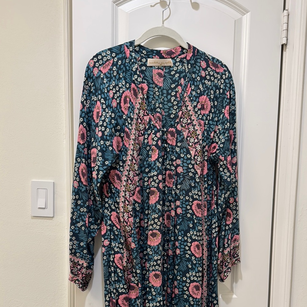 Natalie Martin Floral Long Sleeve Dress